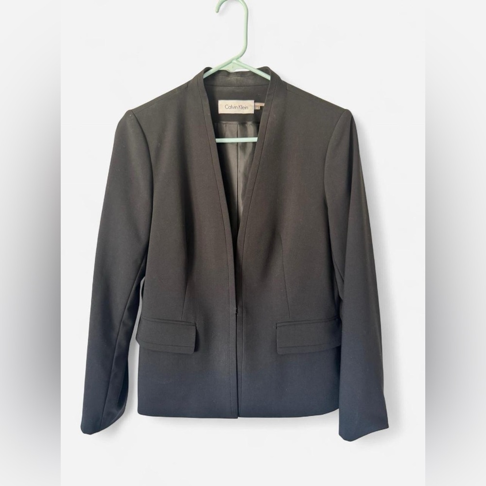 Calvin Klein Black Tailored Blazer
